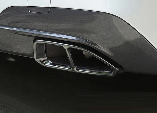 Накладки глушників BMW X3 G01, чорні тюнінг фото