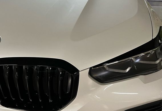 Накладки на фари, вії BMW X5 G05 чорний глянець АБС тюнінг фото