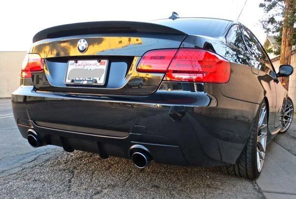 Спойлер багажника BMW 3 E92 стиль М4 чорний глянсовий ABS-пластик тюнінг фото