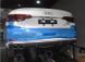 Диффузор (накладка) заднего стандартного бампера Audi A4 B9 стиль S4 тюнинг фото