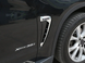 Накладки на крила-зябра BMW X5 F15 стиль Xdrive чорні + хром тюнінг фото