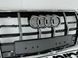 Решетка радиатора Audi Q38 3A стиль SQ3 черная+хром (2018-2023 г.в.) тюнинг фото