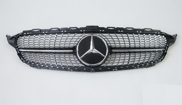 Решітка радіатора Mercedes W205 стиль Diamond (2019-...) тюнінг фото