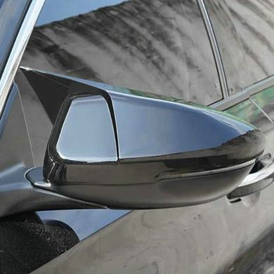 Накладки на дзеркала Honda Accord X чорні глянсові тюнінг фото