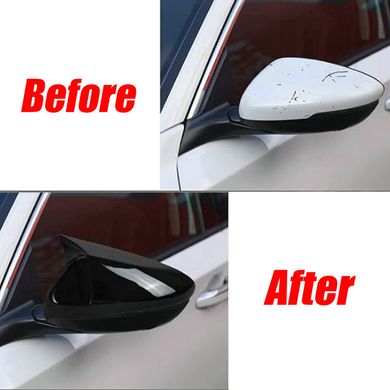 Накладки на дзеркала Honda Accord X чорні глянсові тюнінг фото