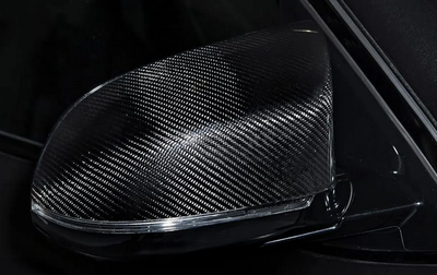 Накладки зеркал BMW X5M F85 / X6M F86 карбоновые стандартный дизайн тюнинг фото