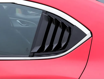 Накладки (жабры) на окна задних дверей Mazda 3 (13-18 г.в.) тюнинг фото