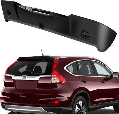 Спойлер задніх дверей Honda CR-V II чорний глянсовий ABS-пластик (13-16 р.в.) тюнінг фото