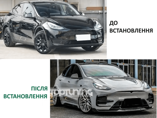 Комплект обваження Tesla Model Y в стилі D тюнінг фото