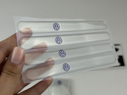 Защитные наклейки ручки дверей Volkswagen тюнинг фото