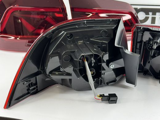 Задня оптика, ліхтарі VW Touareg 2 Full Led димчасті (на заводський галоген) тюнінг фото