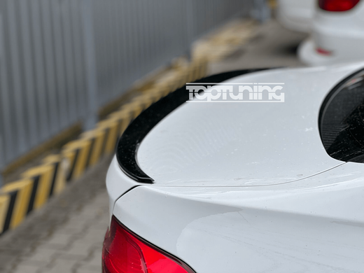 Спойлер BMW F30 стиль M3 чорний глянсовий (ABS-пластик) тюнінг фото
