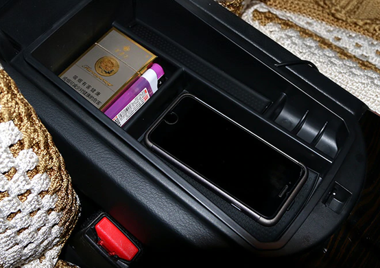 Коробка органайзер центральної консолі BMW X3 F25/X4 F26 тюнінг фото