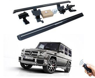 Пороги, підніжки бічні Mercedes G Class W463 з виїзним механізмом (2006-...) тюнінг фото