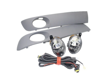 Противотуманки LED на VW T5 с рамками (10-15 г.в.) тюнинг фото