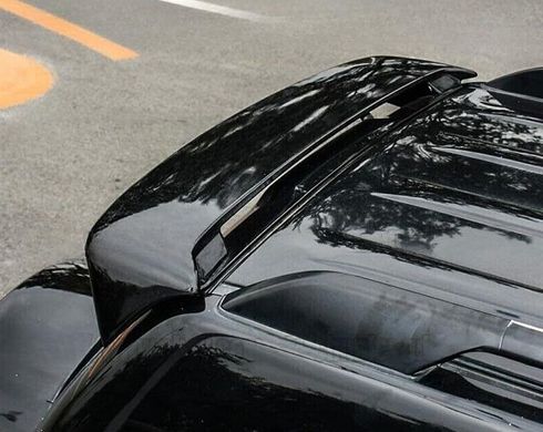 Спойлер Тойота Прадо 120 черный глянцевый ABS-пластик тюнинг фото