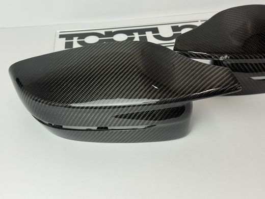 Карбонові кришки дзеркал BMW G20 / G30 / G32 / G11 / G12 стиль М, карбон (УЦІНКА) тюнінг фото