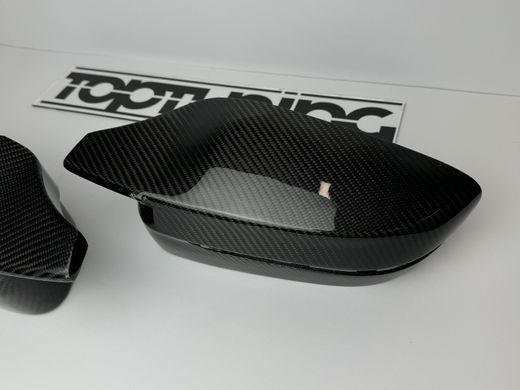 Карбонові кришки дзеркал BMW G20 / G30 / G32 / G11 / G12 стиль М, карбон (УЦІНКА) тюнінг фото