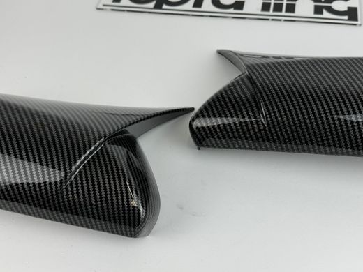 Накладки на зеркала Toyota Camry 70, Avalon, C-HR, под карбон тюнинг фото