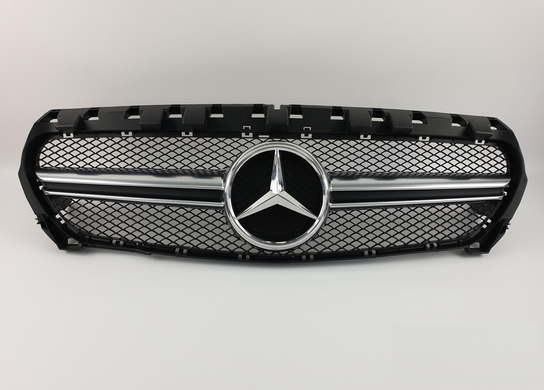 Решетка радиатора Mercedes W117 стиль AMG (13-16 г.в.) тюнинг фото
