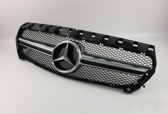 Решетка радиатора Mercedes W117 стиль AMG (13-16 г.в.) тюнинг фото
