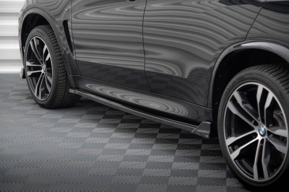 Накладки (дифузори) порогів автомобіля BMW X5 F85 великі тюнінг фото