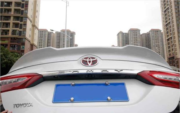 Спойлер на Toyota Camry V70  стиль TRD (ABS-пластик) тюнінг фото