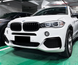 Накладки переднего бампера BMW X5 F15 M Sport черный глянец тюнинг фото