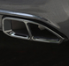 Накладки глушників BMW X4 G02, чорні тюнінг фото
