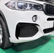 Накладки переднего бампера BMW X5 F15 M Sport черный глянец тюнинг фото