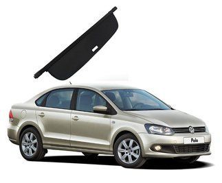 Задняя накладка (шторка, полка) багажника Volkswagen Polo (11-18 г.в.) тюнинг фото