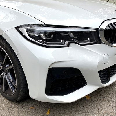 Реснички на BMW 3 G20 G28 под покраску ABS-пластик тюнинг фото