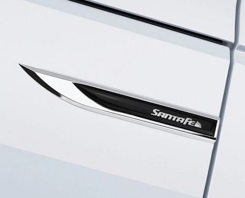 Хромовані накладки на кузов Hyundai Santa Fe (13-18 р.в.) тюнінг фото