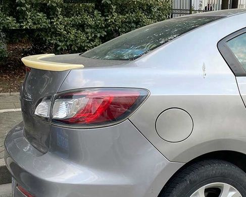 Спойлер багажника Mazda 3 ABS-пластик (10-13 р.в.) тюнінг фото