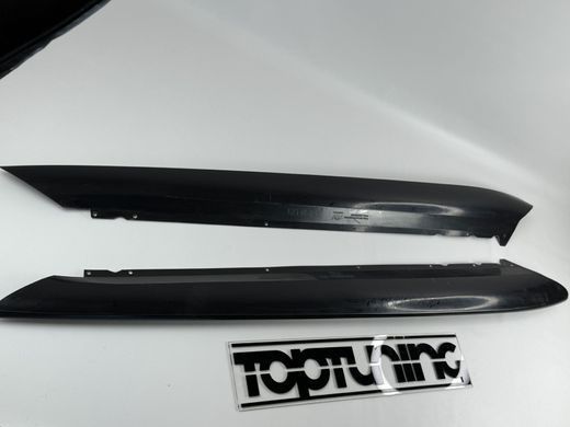 Накладки на пороги (зовнішні) BMW X5 E70 LCI, стиль Aero (10-13 р.в.) тюнінг фото