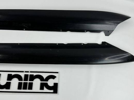 Накладки на пороги (зовнішні) BMW X5 E70 LCI, стиль Aero (10-13 р.в.) тюнінг фото