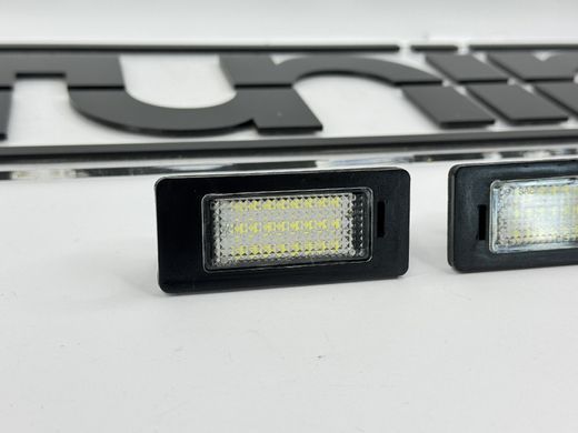 Подсветка номера BMW E90/E91/E92/E93/E39/E60/E61/E70/E71/E82/E88 тюнинг фото