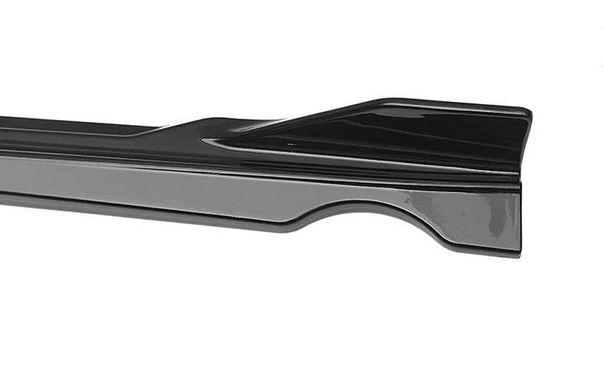 Накладки (дифузори) порогів автомобіля BMW X5 G05 порожні чорний глянець тюнінг фото