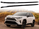 Рейлинги на крышу Toyota RAV4 (2019-2023) черные тюнинг фото