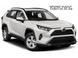 Рейлинги на крышу Toyota RAV4 (2019-2023) черные тюнинг фото