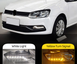 Дневные ходовые огни Volkswagen Polo с функцией поворота (14-17 г.в.) тюнинг фото