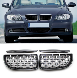 Решітка радіатора BMW E90 E91 стиль Diamond (05-08 р.в.) тюнінг фото