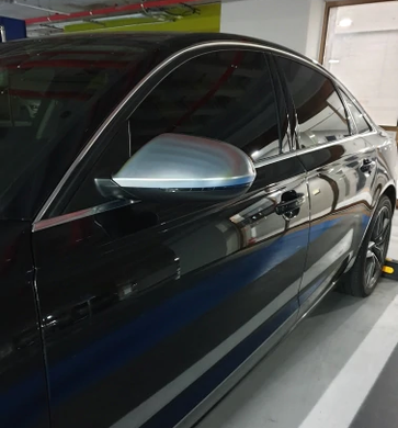 Накладки на зеркала заднего вида Audi A6 C7 тюнинг фото