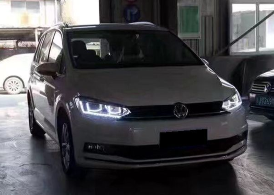 Оптика передня, фари на VW Touran (2015 -...) тюнінг фото