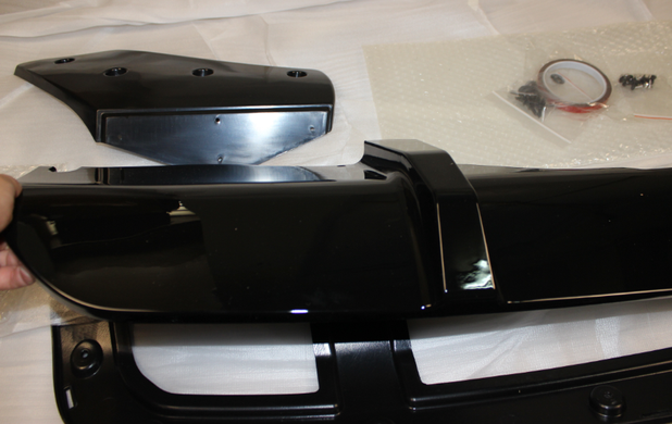 Комплект накладок на БМВ Х5 Ф15 стиль M Performance (черный глянец) тюнинг фото