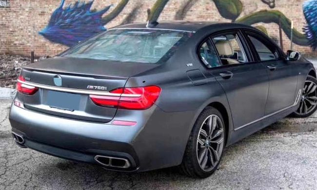 Спойлер BMW 7 series G11 Performance чорний глянсовий ABS-пластик (15-21 р.в.) тюнінг фото