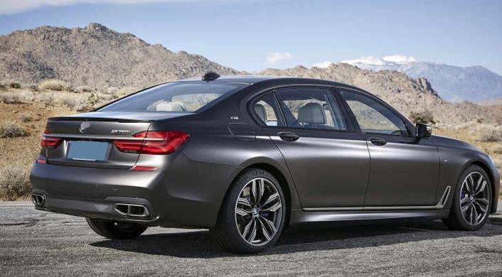 Спойлер BMW 7 series G11 Performance чорний глянсовий ABS-пластик (15-21 р.в.) тюнінг фото