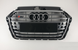 Решітка радіатора Audi A3 8V стиль RS3 чорна + хром (16-20 р.в.) тюнінг фото