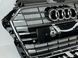 Решетка радиатора Audi A3 8V стиль RS3 черная + хром (16-20 г.в.) тюнинг фото