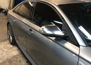 Накладки на дзеркала заднього виду Audi A3/S3, A4 B8, A5/S5, A6/S6 C6 дорестайл тюнінг фото